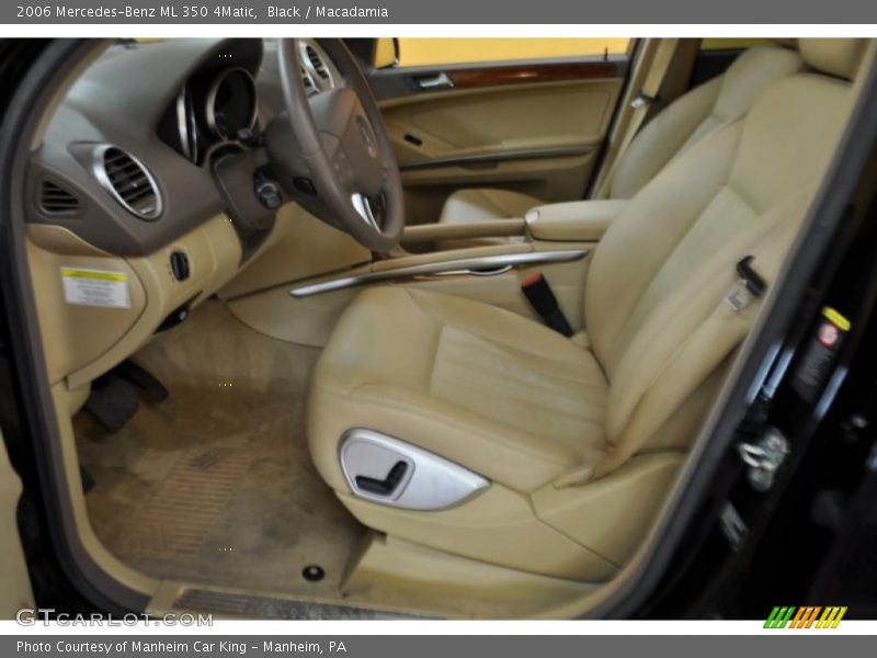Black / Macadamia 2006 Mercedes-Benz ML 350 4Matic