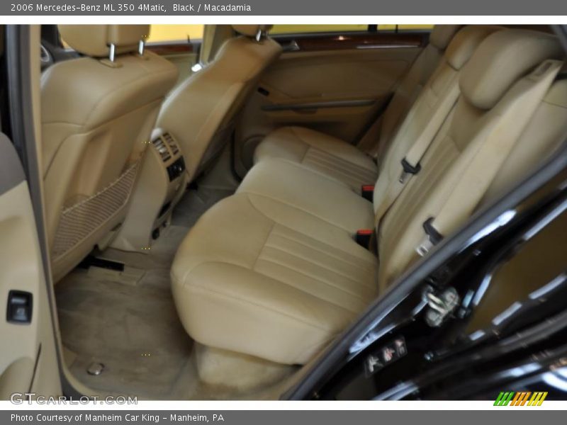 Black / Macadamia 2006 Mercedes-Benz ML 350 4Matic