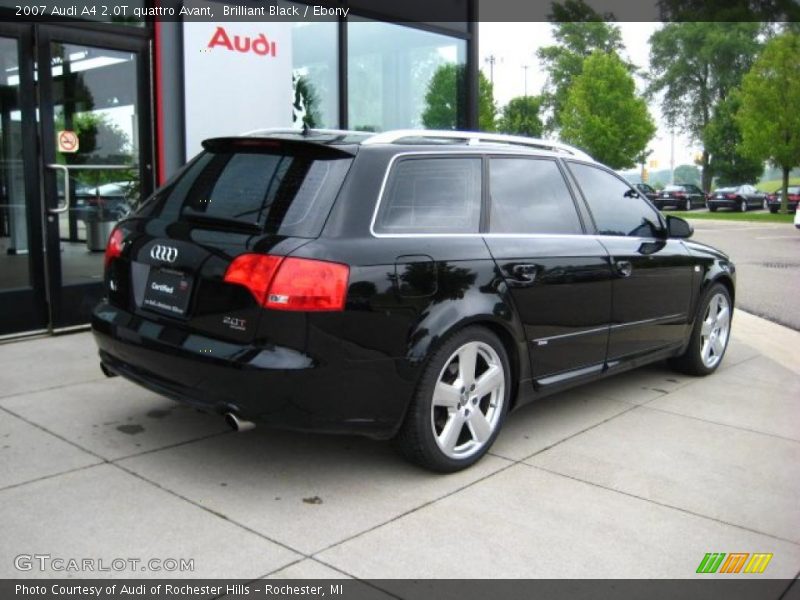 Brilliant Black / Ebony 2007 Audi A4 2.0T quattro Avant