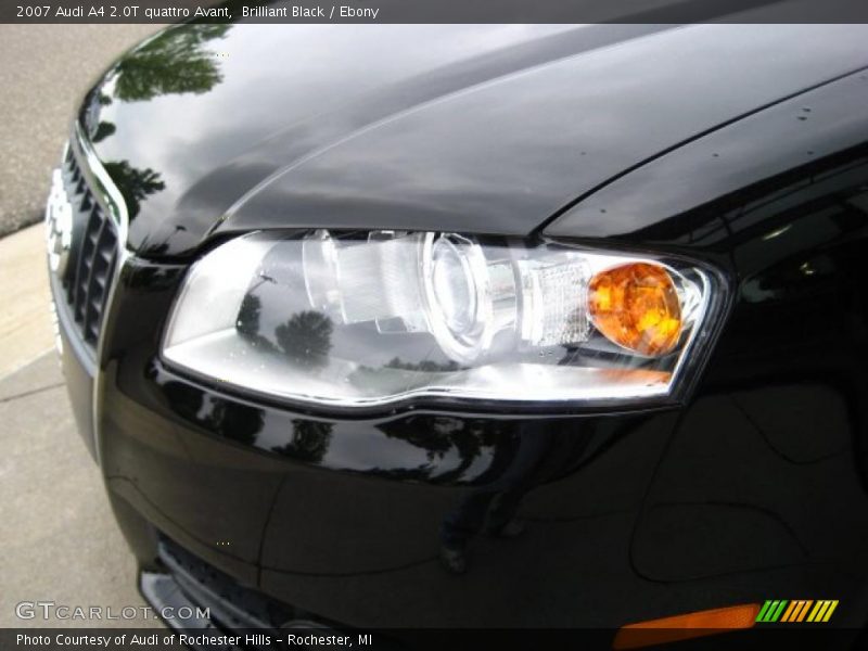 Brilliant Black / Ebony 2007 Audi A4 2.0T quattro Avant