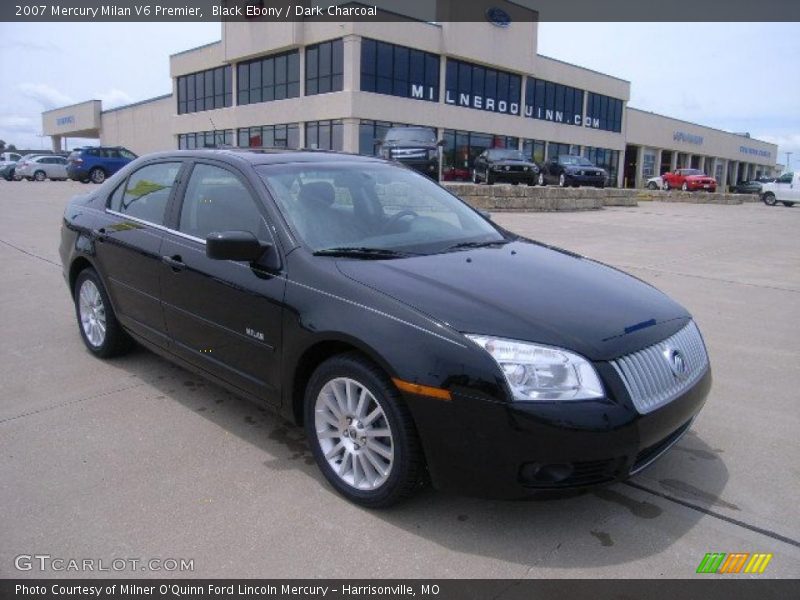 Black Ebony / Dark Charcoal 2007 Mercury Milan V6 Premier