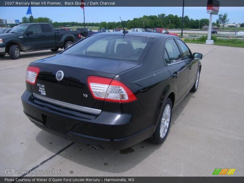Black Ebony / Dark Charcoal 2007 Mercury Milan V6 Premier