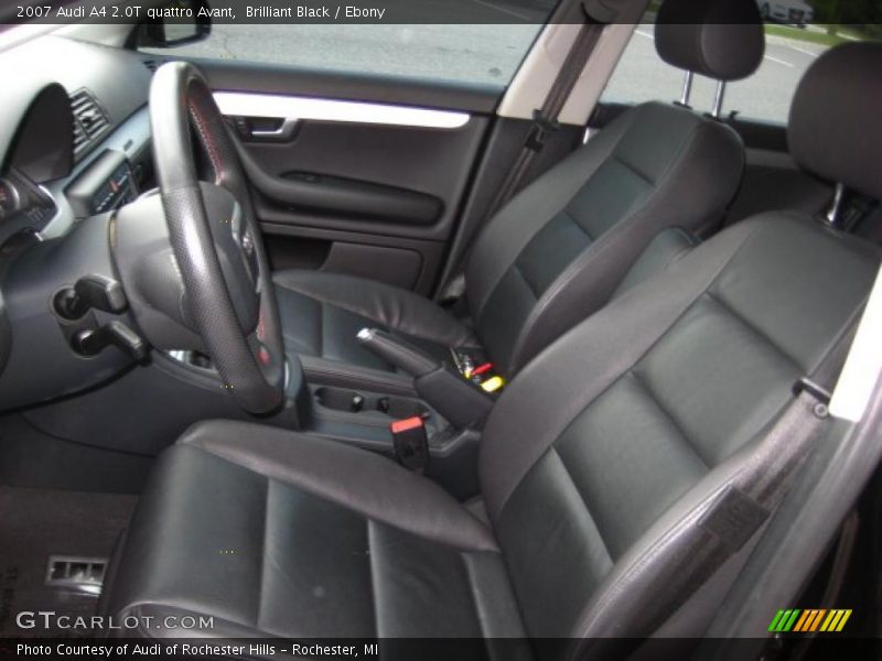 Brilliant Black / Ebony 2007 Audi A4 2.0T quattro Avant