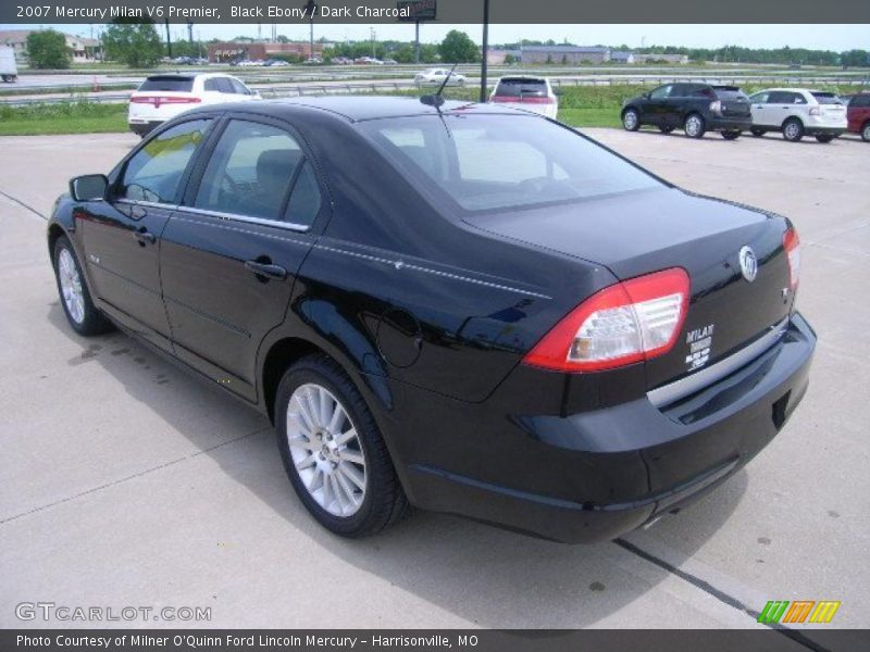 Black Ebony / Dark Charcoal 2007 Mercury Milan V6 Premier