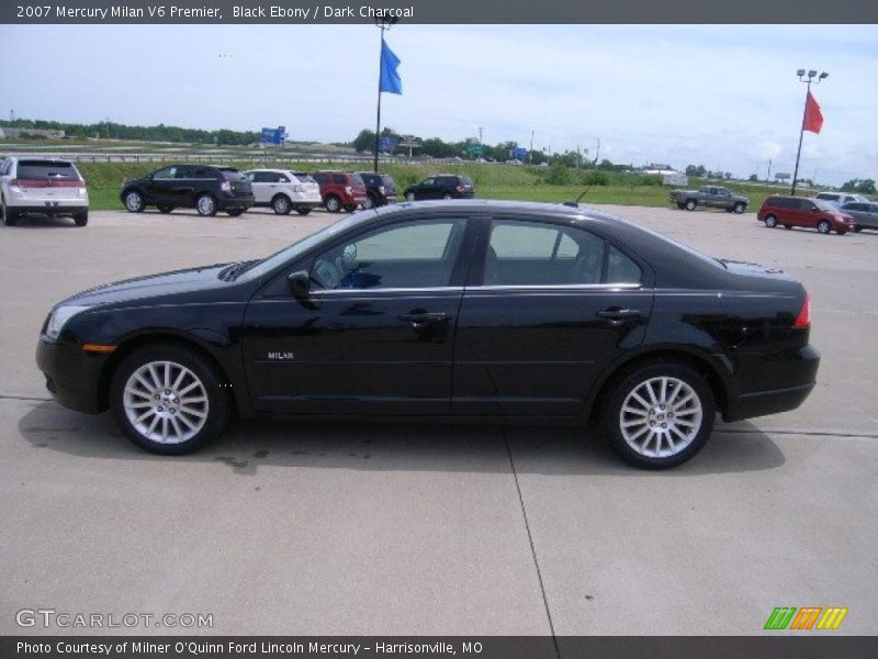 Black Ebony / Dark Charcoal 2007 Mercury Milan V6 Premier