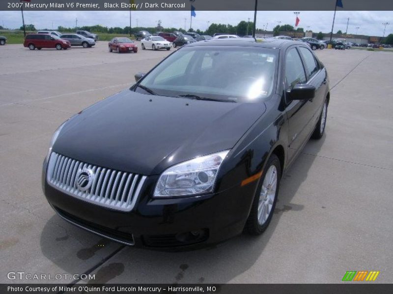 Black Ebony / Dark Charcoal 2007 Mercury Milan V6 Premier