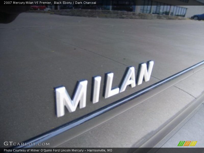 Black Ebony / Dark Charcoal 2007 Mercury Milan V6 Premier