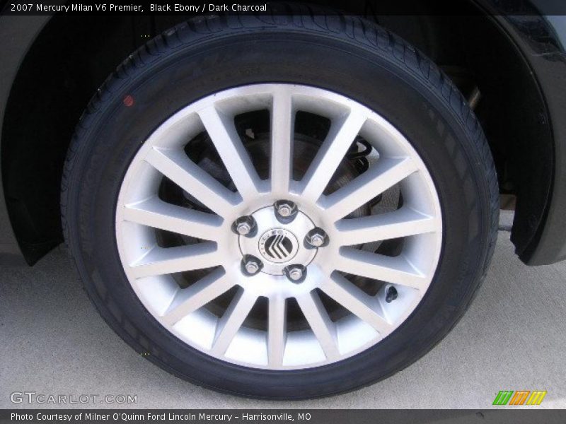 Black Ebony / Dark Charcoal 2007 Mercury Milan V6 Premier