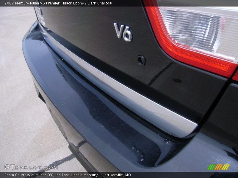 Black Ebony / Dark Charcoal 2007 Mercury Milan V6 Premier