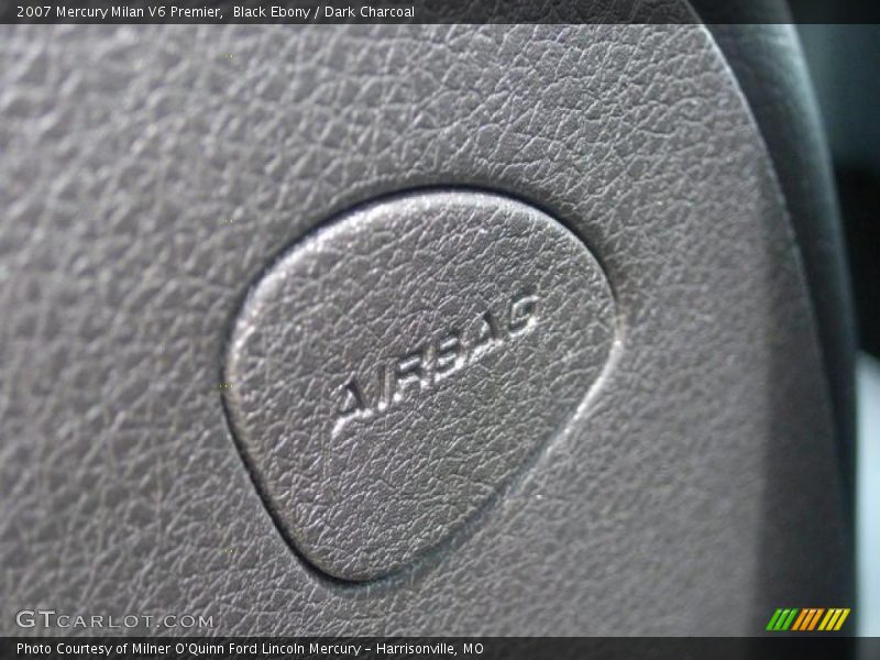 Black Ebony / Dark Charcoal 2007 Mercury Milan V6 Premier