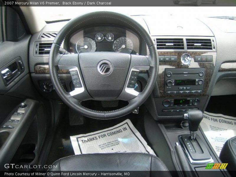 Black Ebony / Dark Charcoal 2007 Mercury Milan V6 Premier