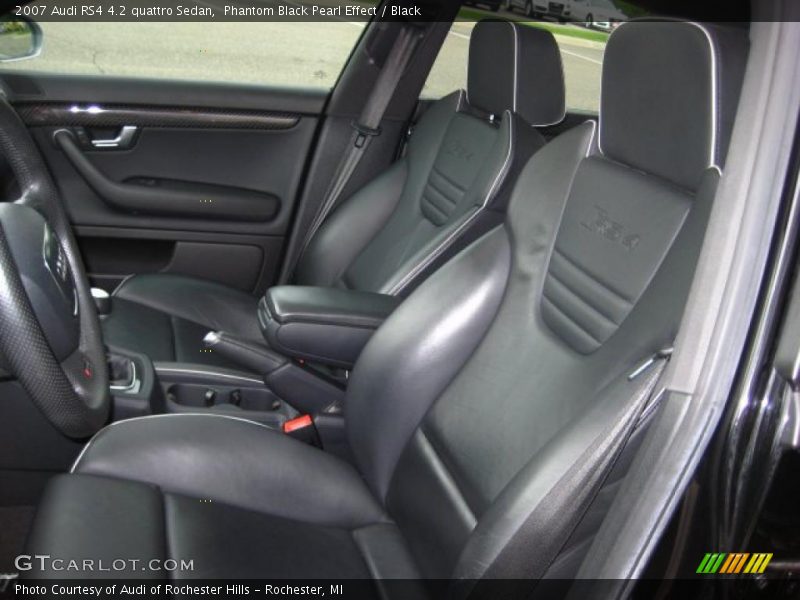 Phantom Black Pearl Effect / Black 2007 Audi RS4 4.2 quattro Sedan