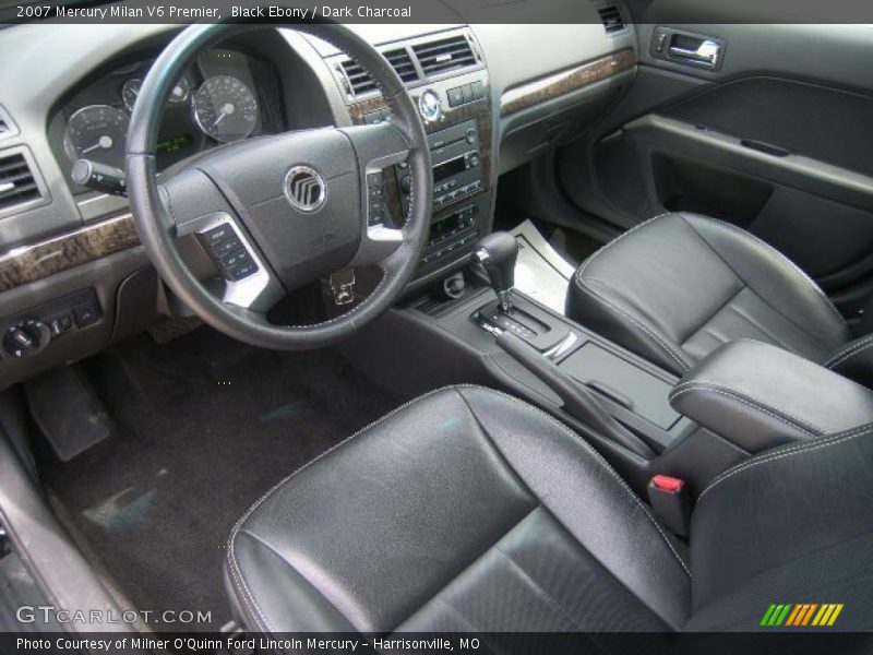 Black Ebony / Dark Charcoal 2007 Mercury Milan V6 Premier