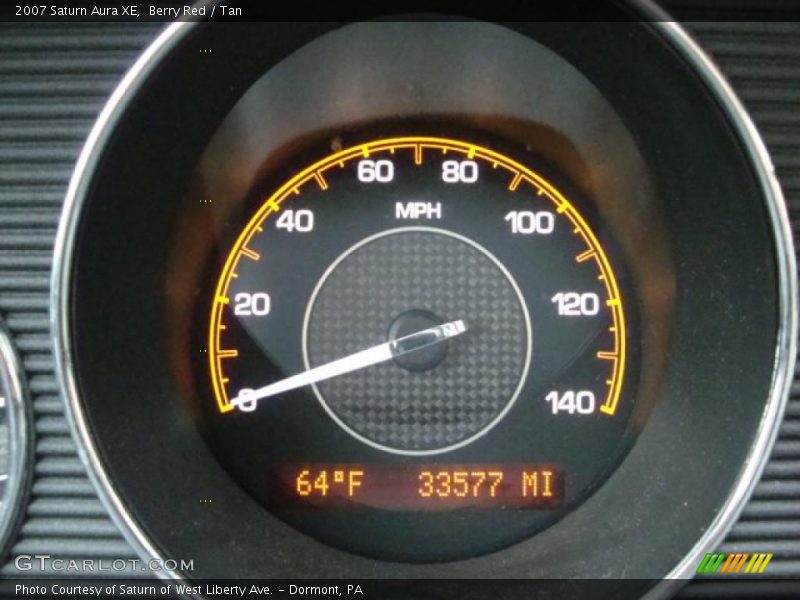 Berry Red / Tan 2007 Saturn Aura XE