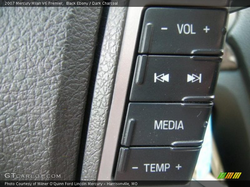 Black Ebony / Dark Charcoal 2007 Mercury Milan V6 Premier
