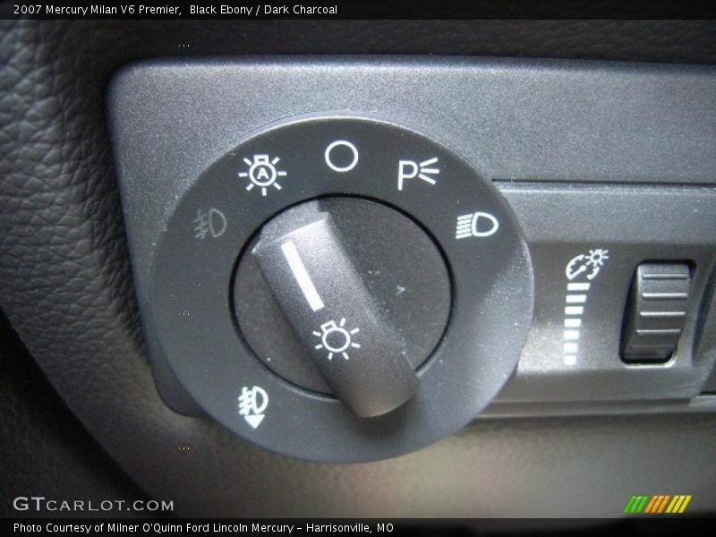 Black Ebony / Dark Charcoal 2007 Mercury Milan V6 Premier