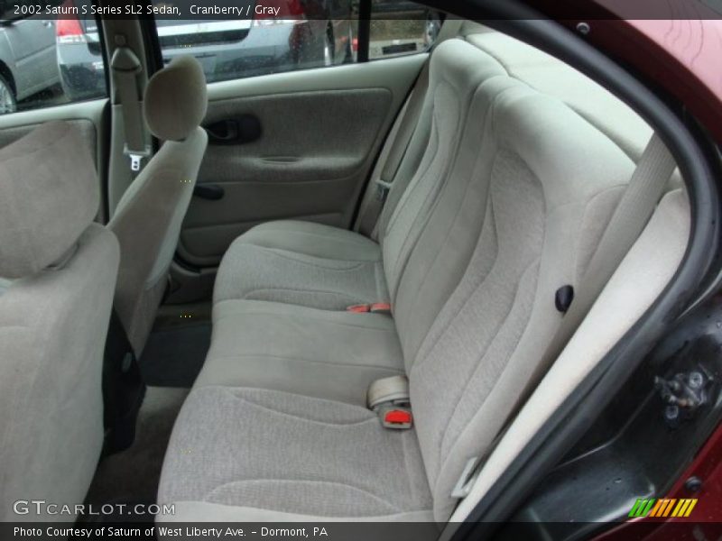 Cranberry / Gray 2002 Saturn S Series SL2 Sedan