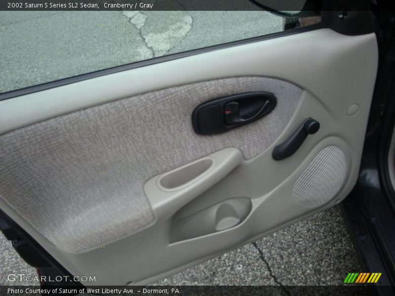 Cranberry / Gray 2002 Saturn S Series SL2 Sedan