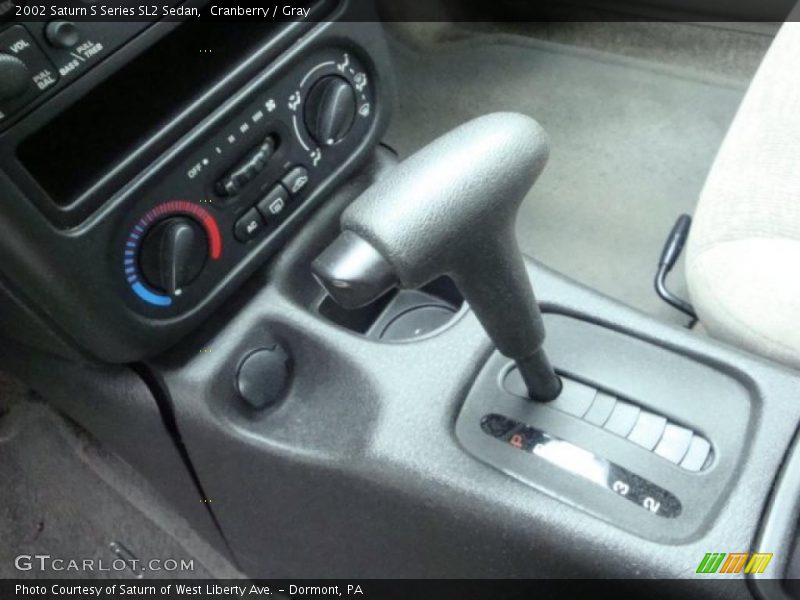 Cranberry / Gray 2002 Saturn S Series SL2 Sedan