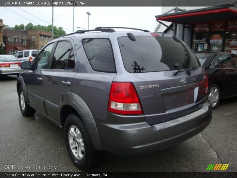 Alpine Gray / Gray 2004 Kia Sorento EX 4WD