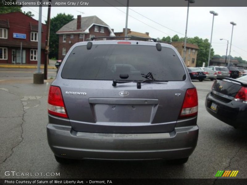 Alpine Gray / Gray 2004 Kia Sorento EX 4WD