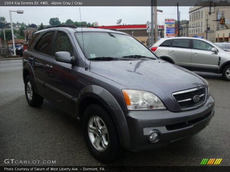 Alpine Gray / Gray 2004 Kia Sorento EX 4WD