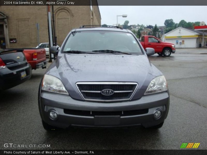 Alpine Gray / Gray 2004 Kia Sorento EX 4WD