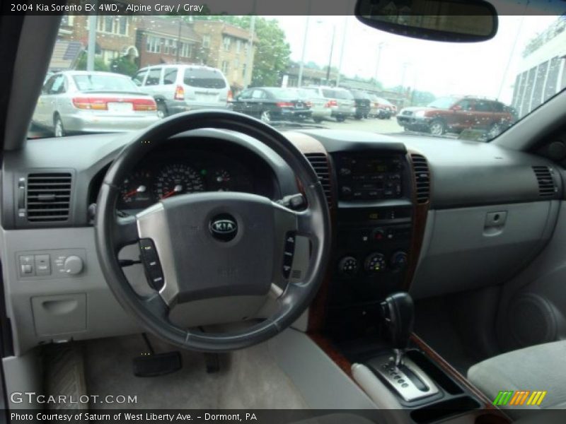 Alpine Gray / Gray 2004 Kia Sorento EX 4WD