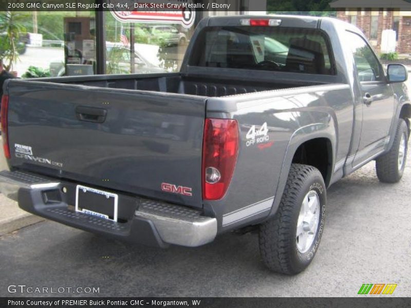 Dark Steel Gray Metallic / Ebony 2008 GMC Canyon SLE Regular Cab 4x4