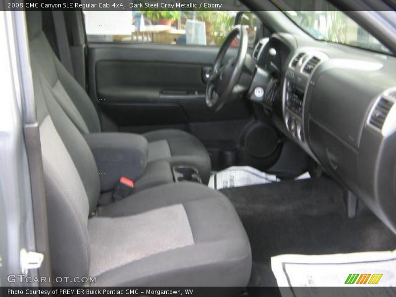Dark Steel Gray Metallic / Ebony 2008 GMC Canyon SLE Regular Cab 4x4