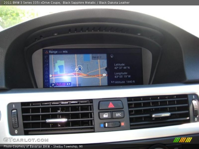 Black Sapphire Metallic / Black Dakota Leather 2011 BMW 3 Series 335i xDrive Coupe