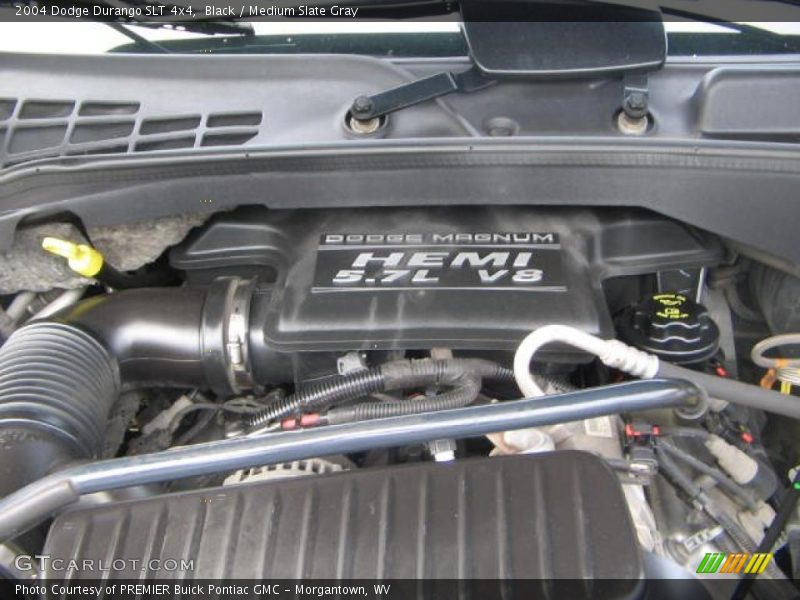 Black / Medium Slate Gray 2004 Dodge Durango SLT 4x4