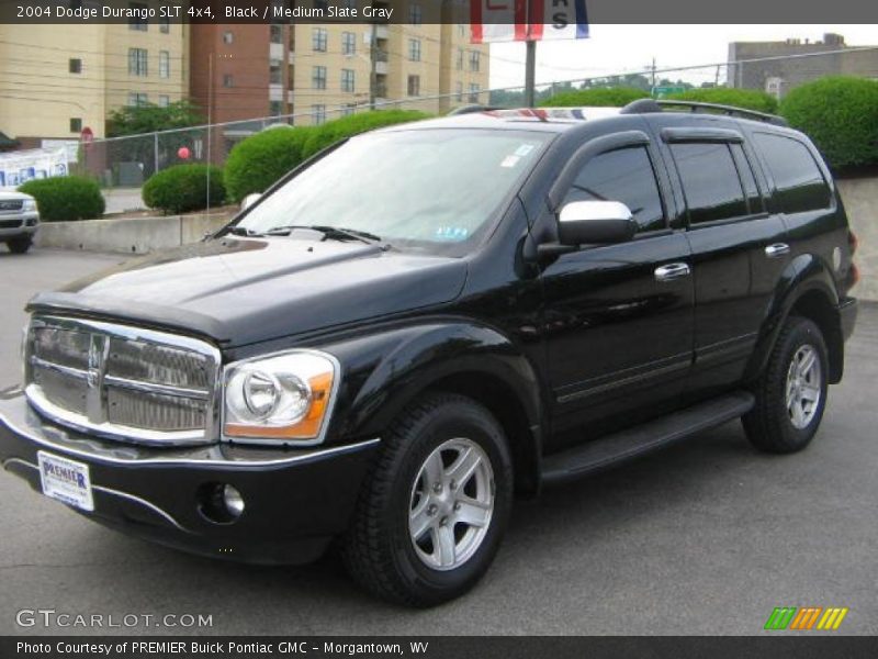 Black / Medium Slate Gray 2004 Dodge Durango SLT 4x4