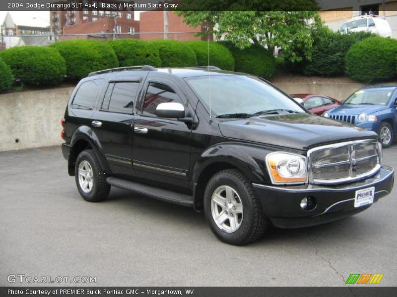 Black / Medium Slate Gray 2004 Dodge Durango SLT 4x4