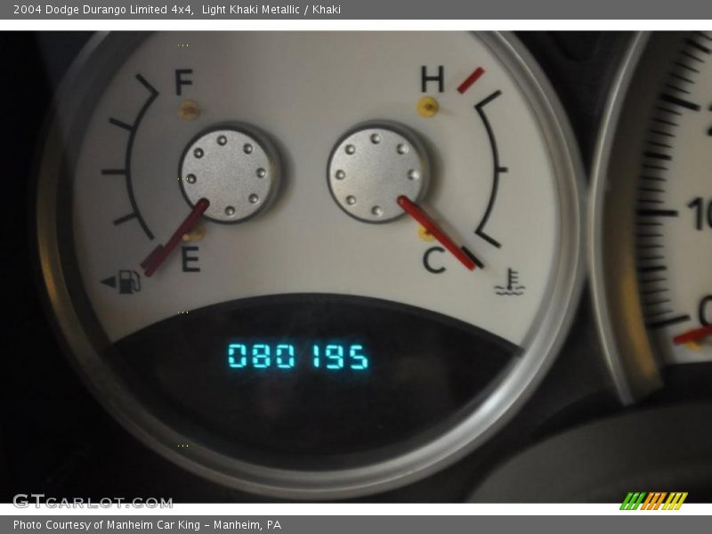 Light Khaki Metallic / Khaki 2004 Dodge Durango Limited 4x4