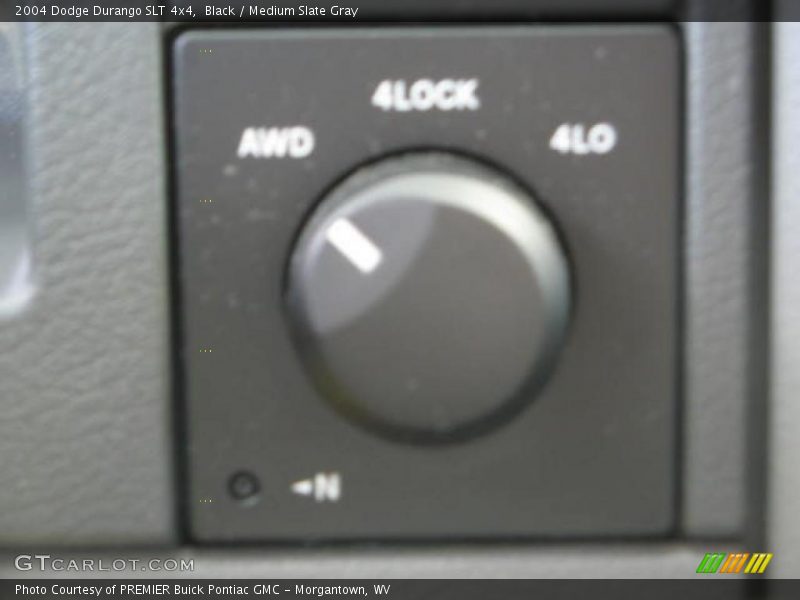 Black / Medium Slate Gray 2004 Dodge Durango SLT 4x4