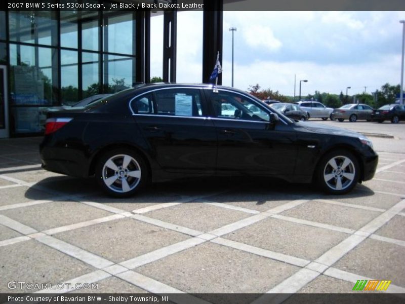 Jet Black / Black Dakota Leather 2007 BMW 5 Series 530xi Sedan
