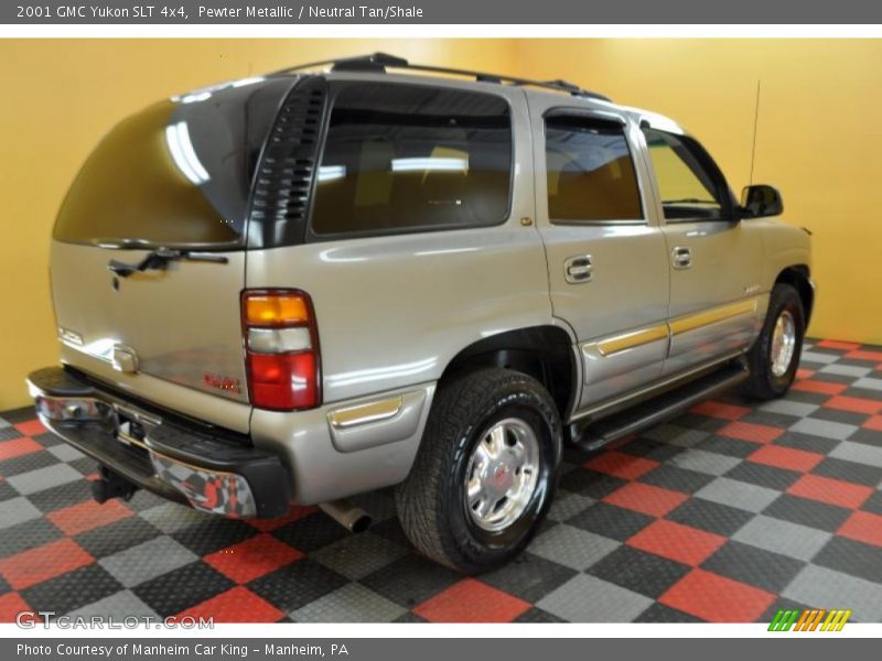 Pewter Metallic / Neutral Tan/Shale 2001 GMC Yukon SLT 4x4