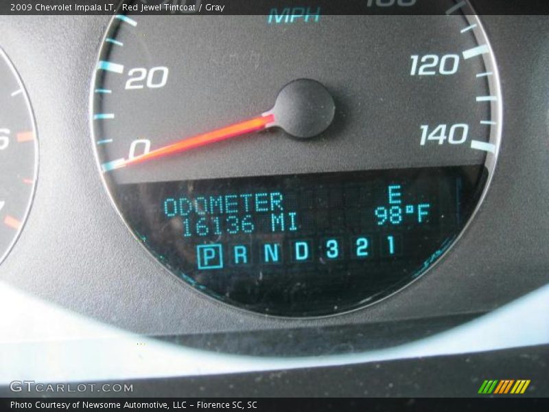 Red Jewel Tintcoat / Gray 2009 Chevrolet Impala LT