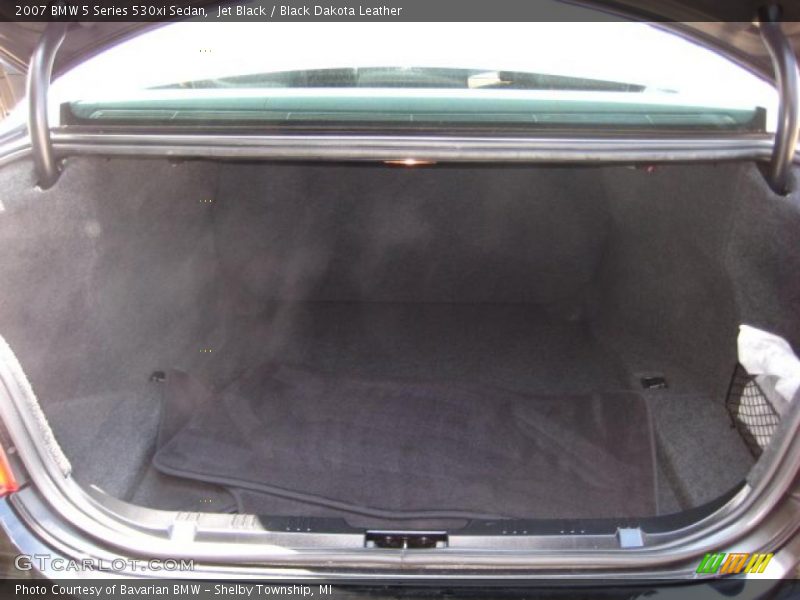 Jet Black / Black Dakota Leather 2007 BMW 5 Series 530xi Sedan
