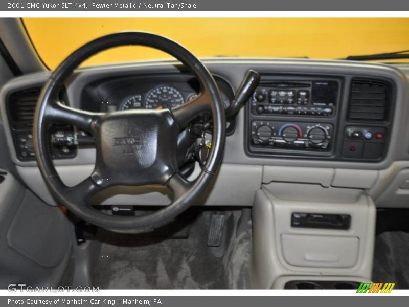 Pewter Metallic / Neutral Tan/Shale 2001 GMC Yukon SLT 4x4