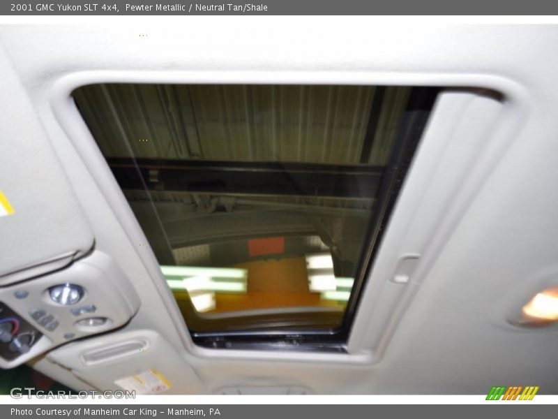 Pewter Metallic / Neutral Tan/Shale 2001 GMC Yukon SLT 4x4