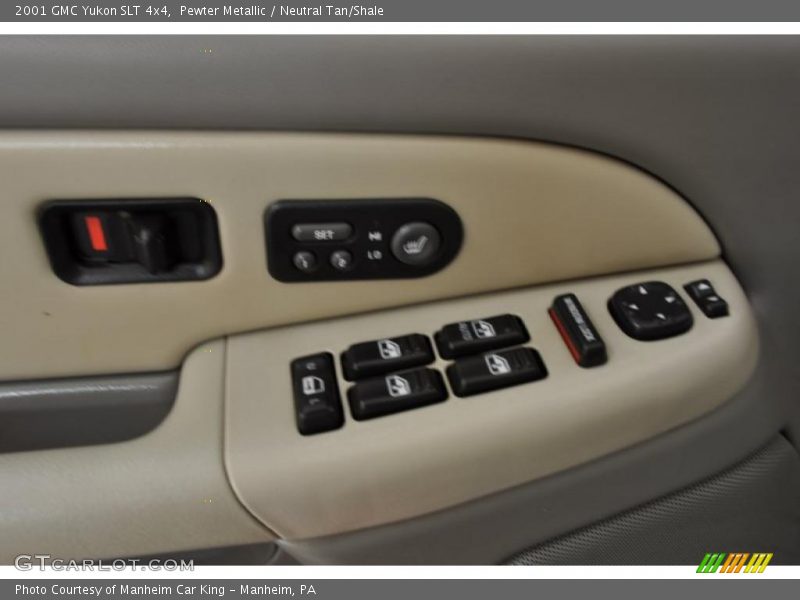 Pewter Metallic / Neutral Tan/Shale 2001 GMC Yukon SLT 4x4