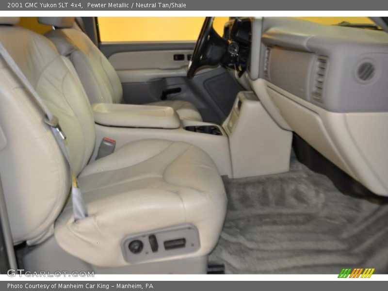 Pewter Metallic / Neutral Tan/Shale 2001 GMC Yukon SLT 4x4