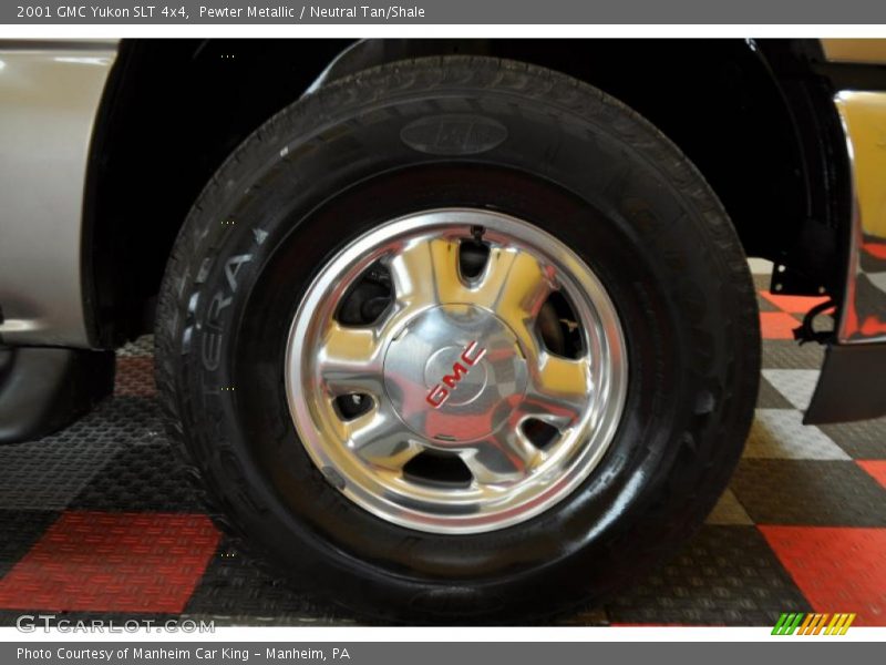 Pewter Metallic / Neutral Tan/Shale 2001 GMC Yukon SLT 4x4