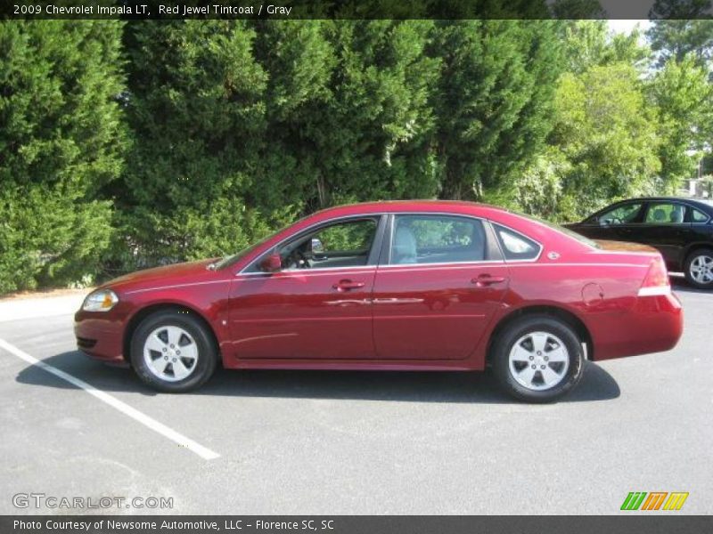Red Jewel Tintcoat / Gray 2009 Chevrolet Impala LT