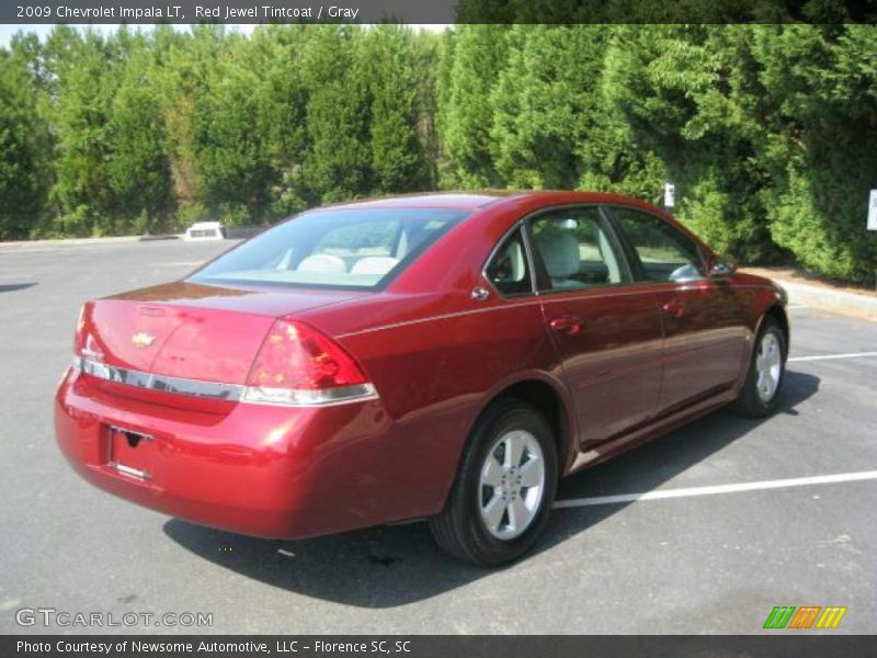 Red Jewel Tintcoat / Gray 2009 Chevrolet Impala LT
