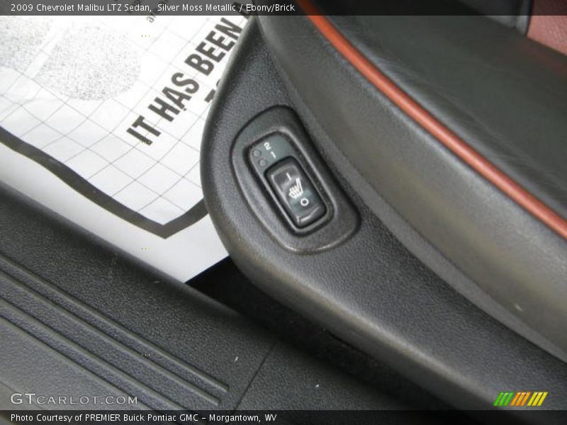 Silver Moss Metallic / Ebony/Brick 2009 Chevrolet Malibu LTZ Sedan