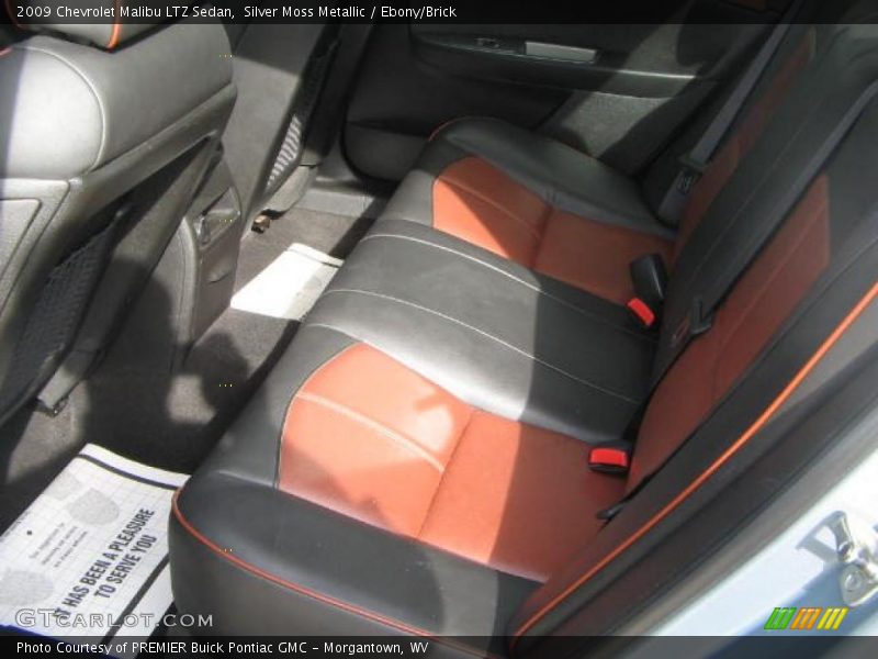 Silver Moss Metallic / Ebony/Brick 2009 Chevrolet Malibu LTZ Sedan