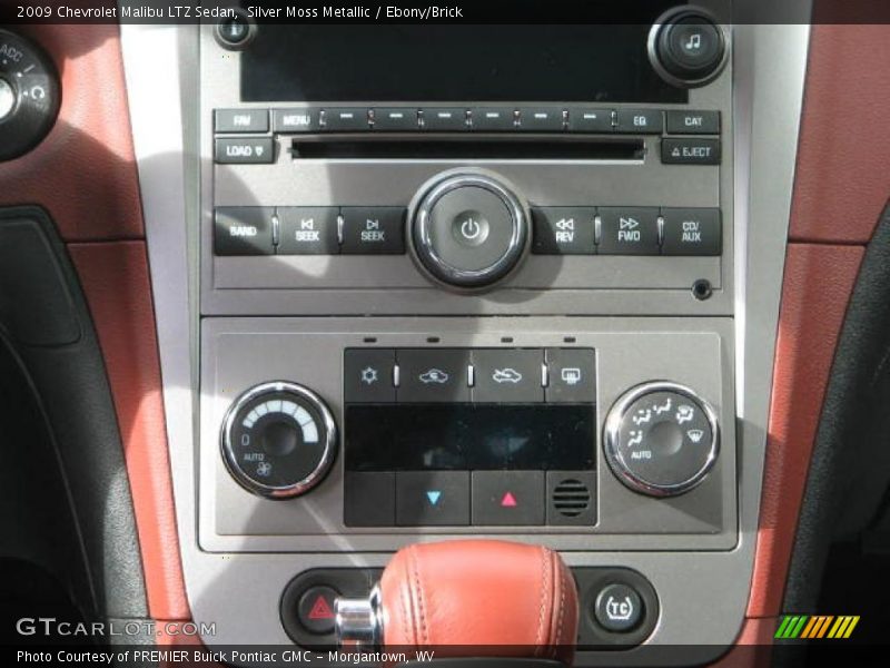Silver Moss Metallic / Ebony/Brick 2009 Chevrolet Malibu LTZ Sedan